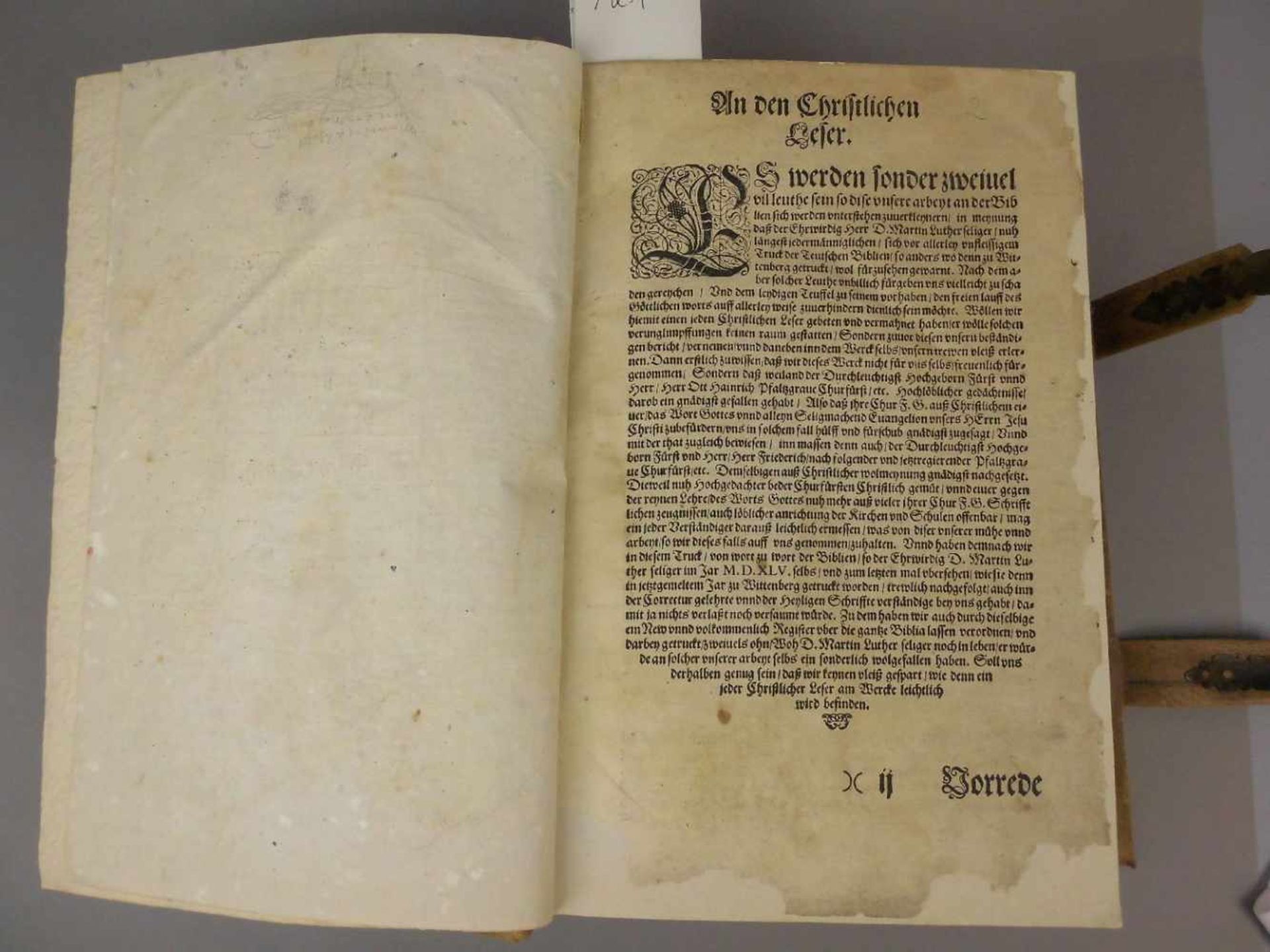 RENAISSANCE BIBEL / LUTHERBIBEL MIT STICHEN VON VIRGIL (auch Virgilus) SOLIS d. Ä. (Nürnberg 1514- - Image 5 of 25
