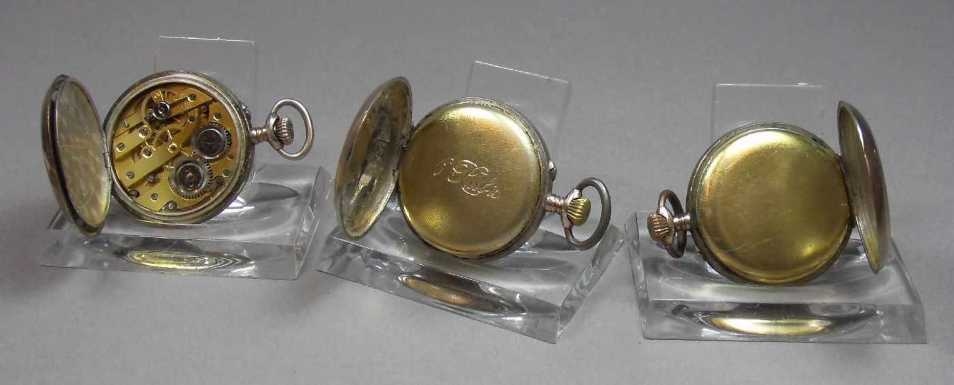 KONVOLUT VON 6 DAMEN-TASCHENUHREN / pocket watches, um 1900, alle Uhren mit Silbergehäuse (insg. 172 - Image 7 of 7