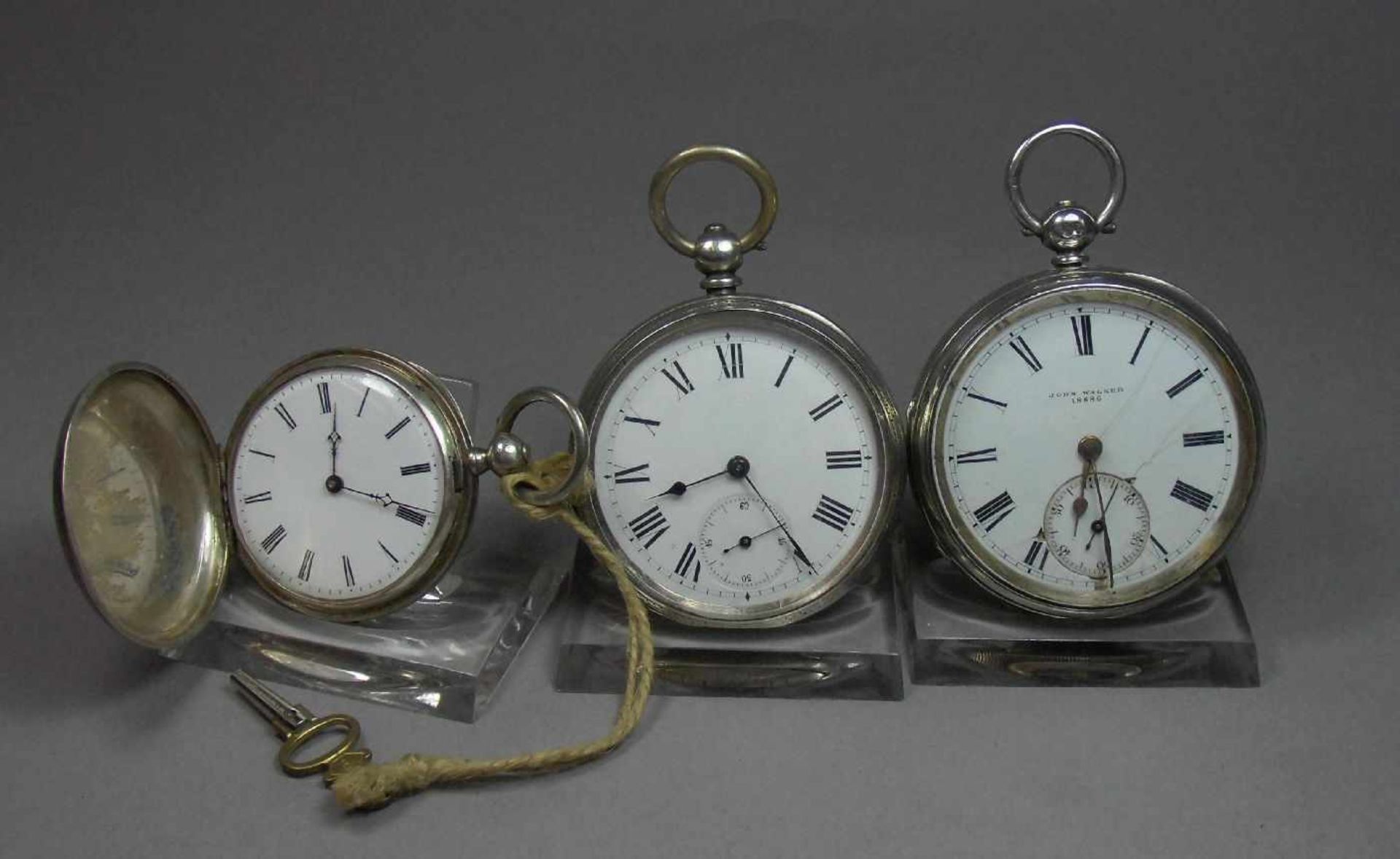 KONVOLUT TASCHENUHREN / pocket watches, insgesamt 6 Uhren mit Silbergehäuse, alle Uhren mit - Image 4 of 22