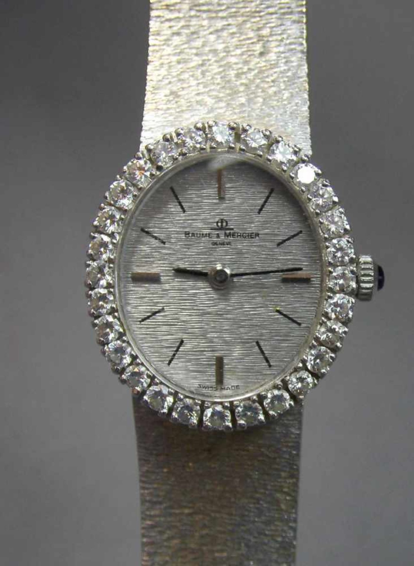 VINTAGE WEISSGOLD-ARMBANDUHR - BAUME & MERCIER GENEVE / wristwatch, Handaufzug, Manufaktur Baume & - Image 2 of 11