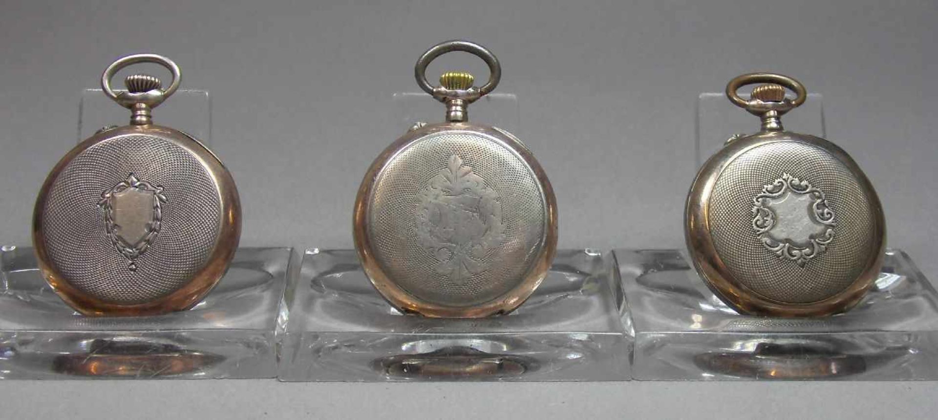 KONVOLUT VON 6 DAMEN-TASCHENUHREN / pocket watches, um 1900, alle Uhren mit Silbergehäuse (insg. 172 - Image 6 of 7