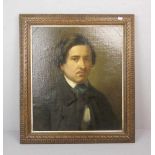 WIERTZ, ANTOINE JOSEPH (Dinant 1806-1865 Ixelles bei Brüssel), Gemälde / painting: "Bildnis eines