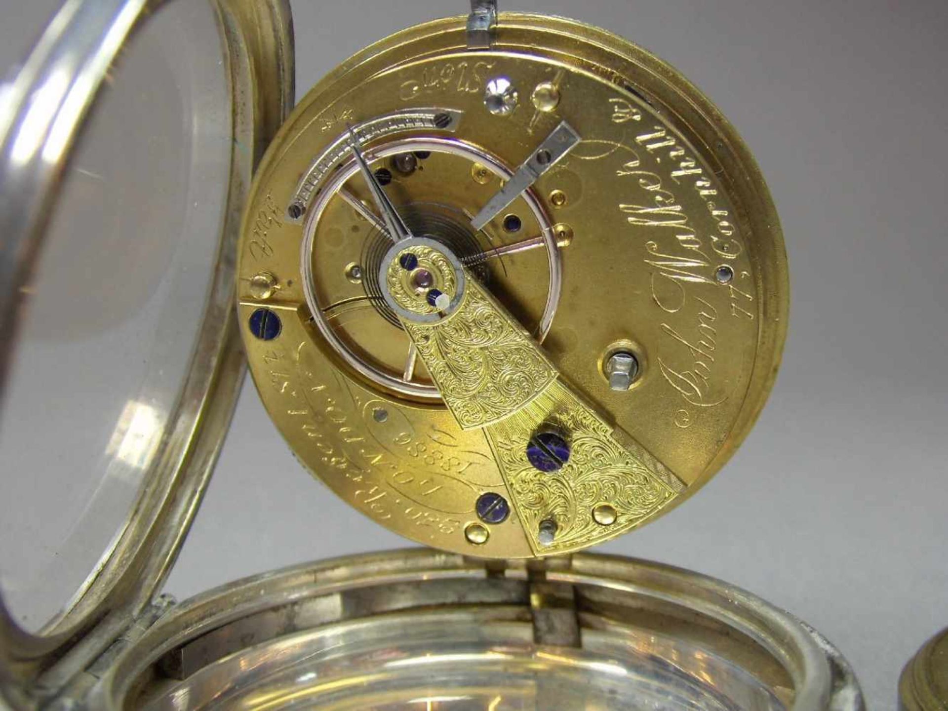 KONVOLUT TASCHENUHREN / pocket watches, insgesamt 6 Uhren mit Silbergehäuse, alle Uhren mit - Image 10 of 22