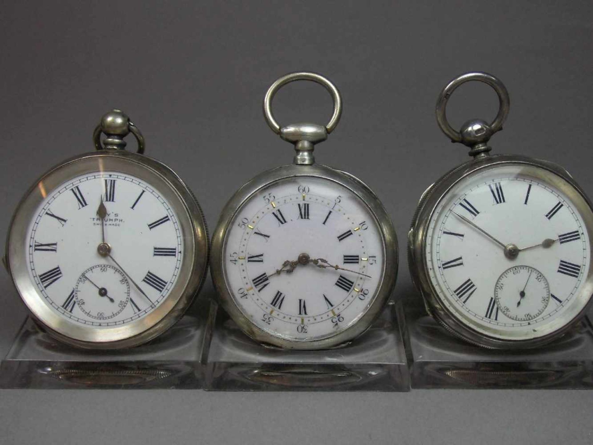 KONVOLUT TASCHENUHREN / pocket watches, insgesamt 6 Uhren mit Silbergehäuse, alle Uhren mit - Image 2 of 22