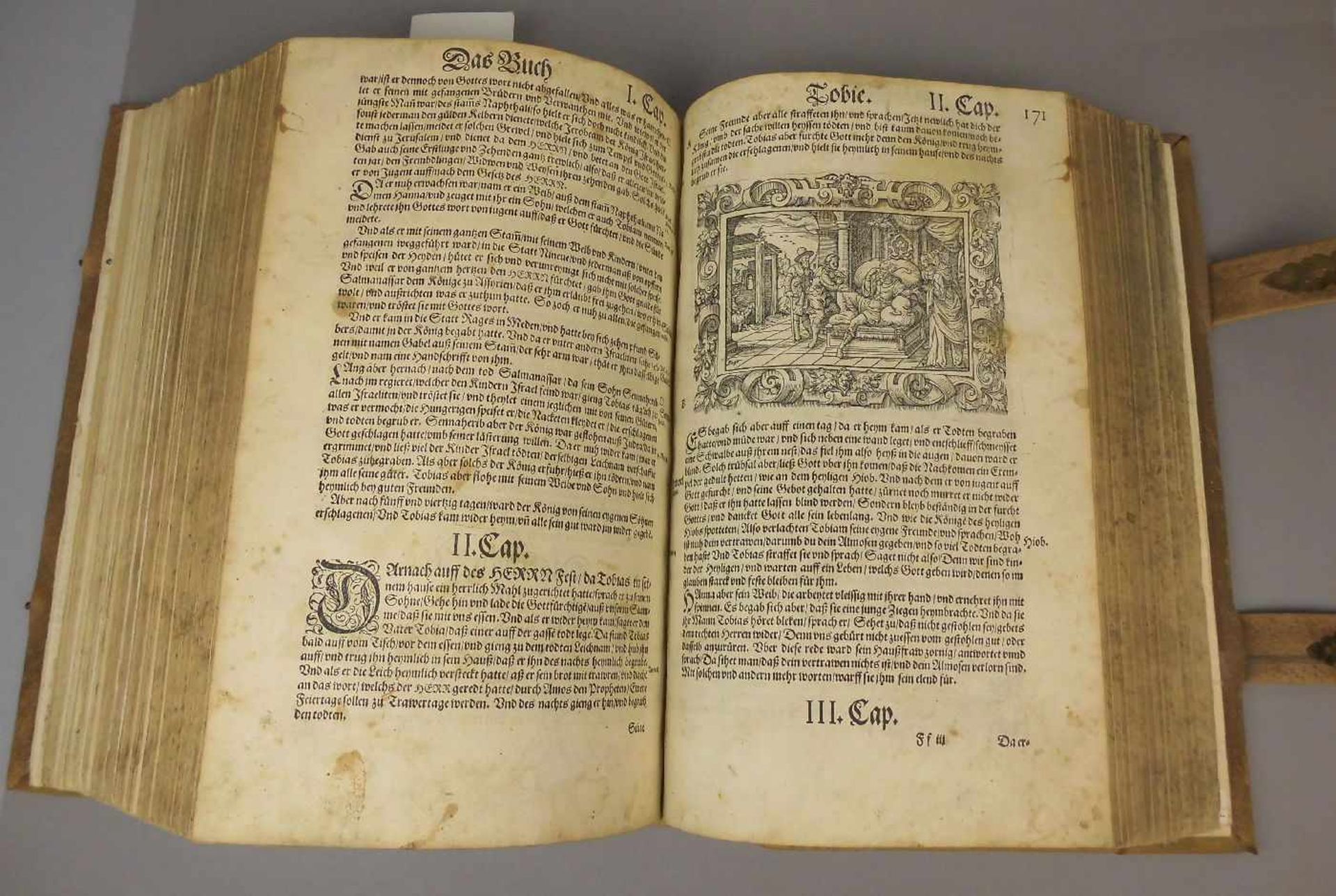 RENAISSANCE BIBEL / LUTHERBIBEL MIT STICHEN VON VIRGIL (auch Virgilus) SOLIS d. Ä. (Nürnberg 1514- - Image 18 of 25