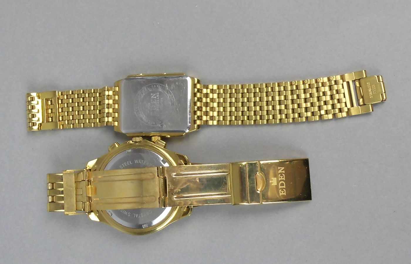 KONVOLUT ARMBANDUHREN / CHRONOGRAPHEN - EDEN, Schweiz, insgesamt 4 Quarz-Uhren der Manufaktur Eden - Image 3 of 5