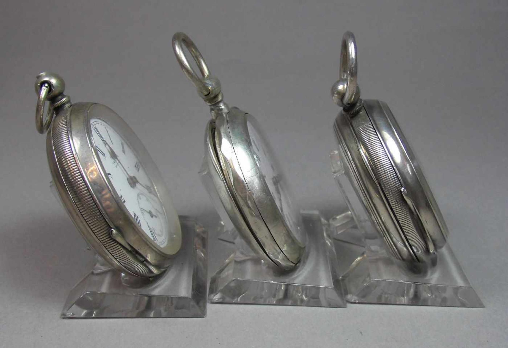 KONVOLUT TASCHENUHREN / pocket watches, insgesamt 6 Uhren mit Silbergehäuse, alle Uhren mit - Image 13 of 22
