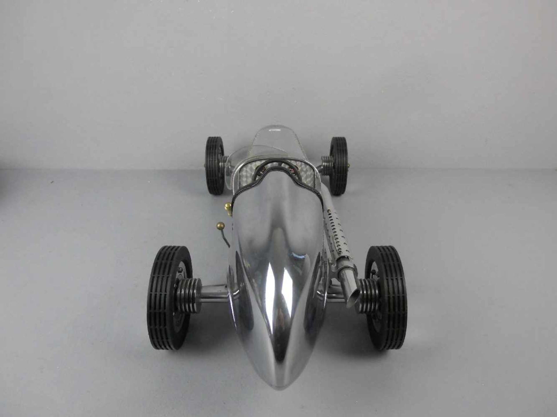 MODELL - AUTO: Mercedes Silberpfeil W 25 von 1934 / Grand Prix Model Car, unter dem Stand gemarkt " - Image 3 of 6