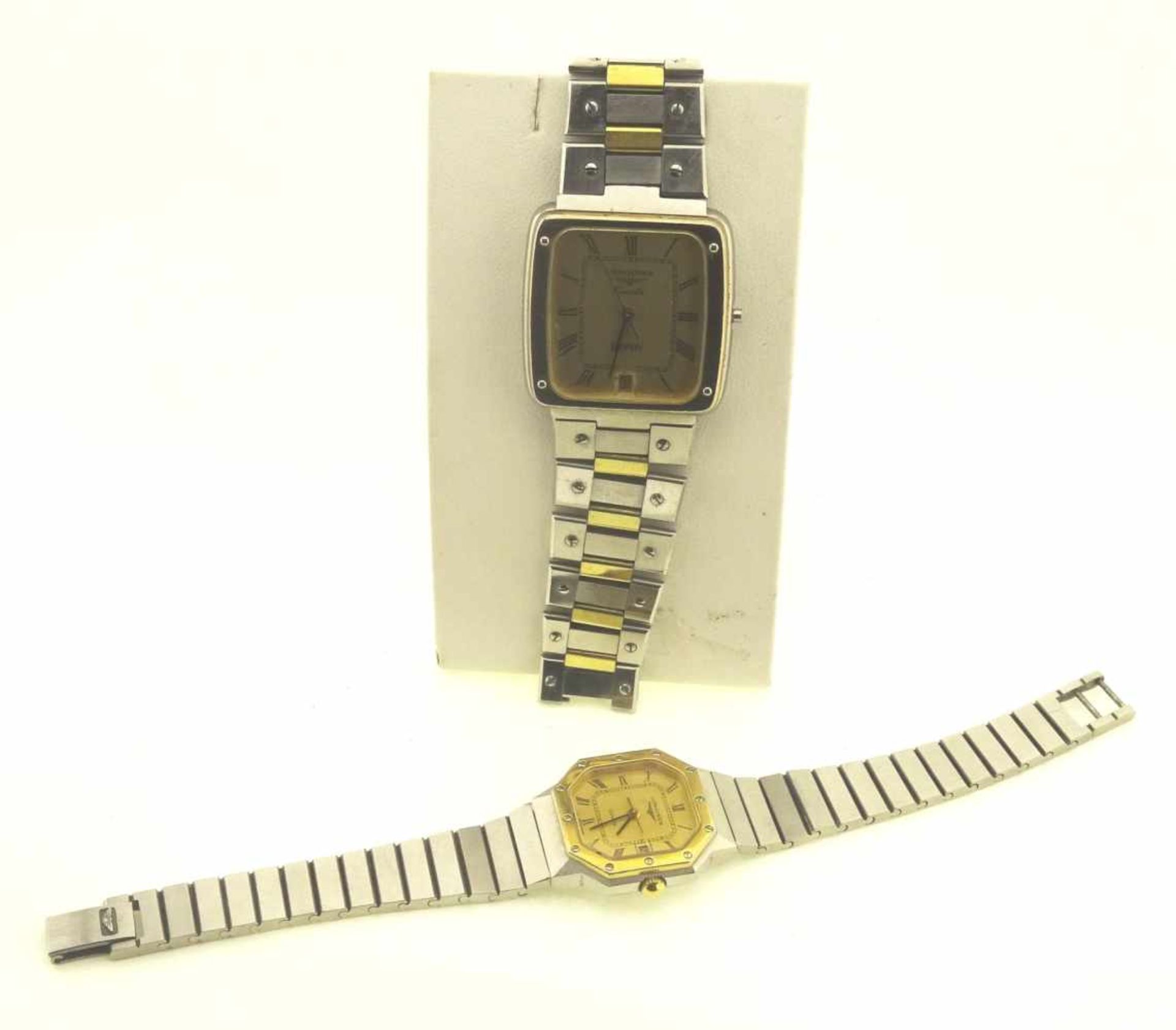 Konvolut Uhren Longines hierbei handelt es sich um 1 Damenquarzuhr Mod. 19480932 in bicolor, Länge