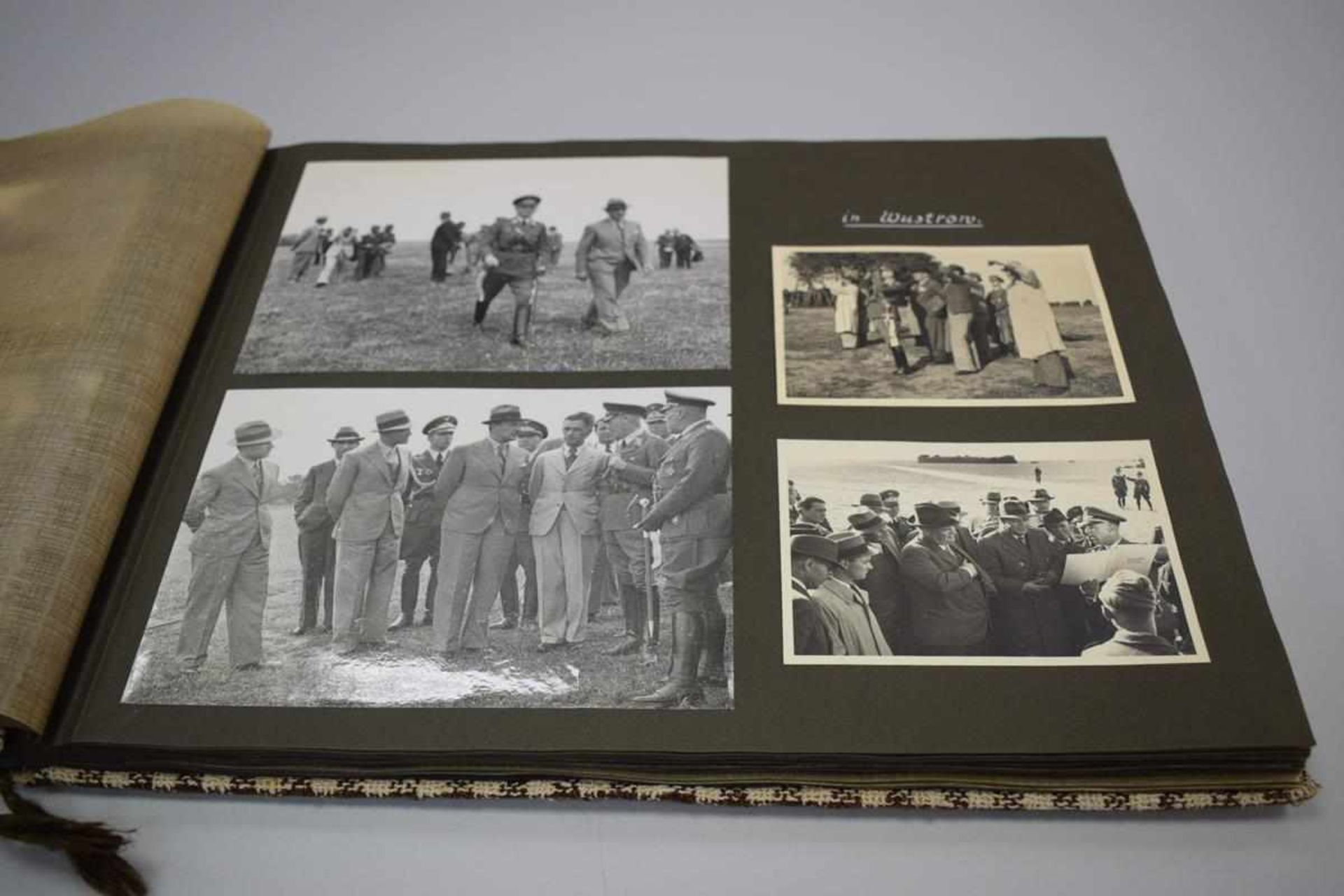 Nachlass: General Alfred Haubold, Fotoalbum 2. Weltkrieg u.a. Adolf Hitler, Mussolini etc. 292 - Bild 6 aus 25