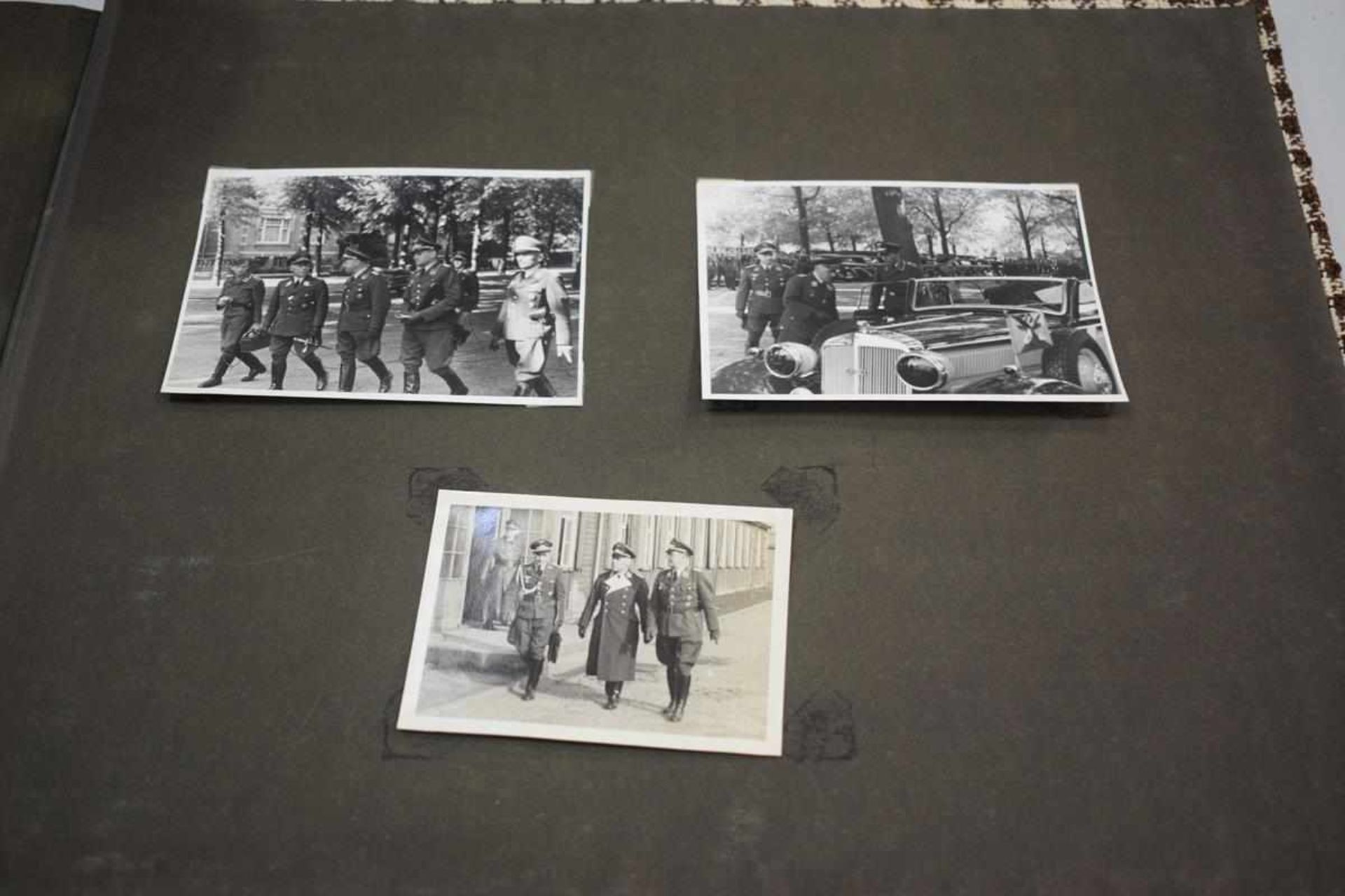 Nachlass: General Alfred Haubold, Fotoalbum 2. Weltkrieg u.a. Adolf Hitler, Mussolini etc. 292 - Bild 7 aus 25