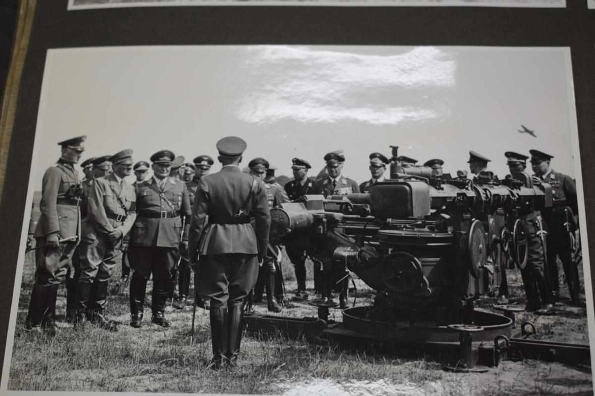 Nachlass: General Alfred Haubold, Fotoalbum 2. Weltkrieg u.a. Adolf Hitler, Mussolini etc. 292 - Bild 9 aus 25