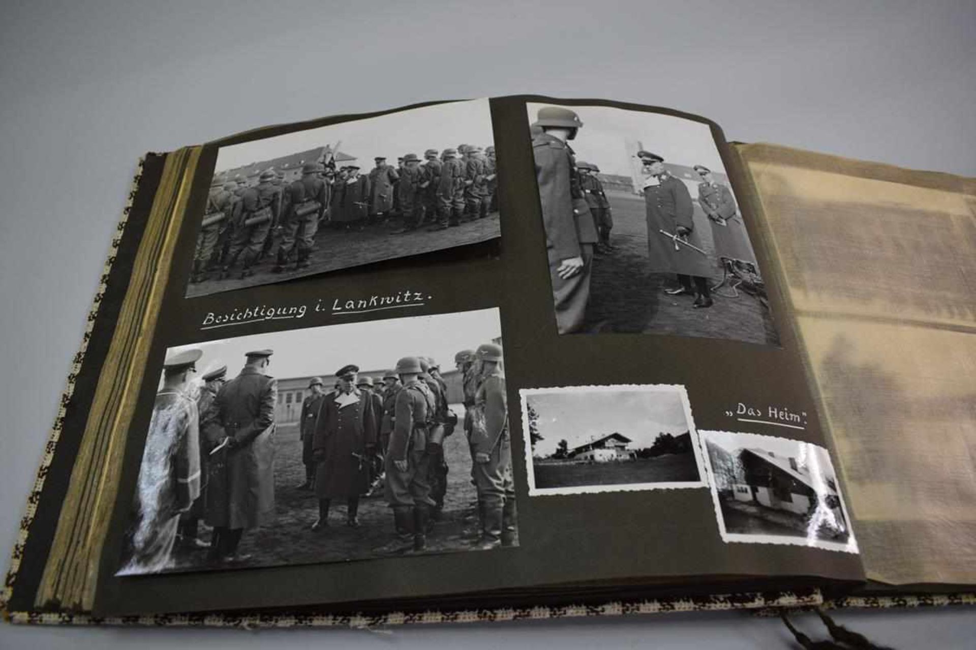 Nachlass: General Alfred Haubold, Fotoalbum 2. Weltkrieg u.a. Adolf Hitler, Mussolini etc. 292 - Bild 17 aus 25