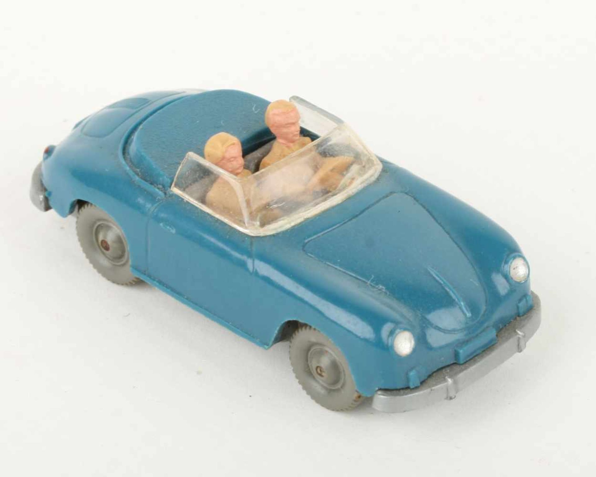 Wiking Porsche 356 Cabrio azurblau 160/3a, neuwertig