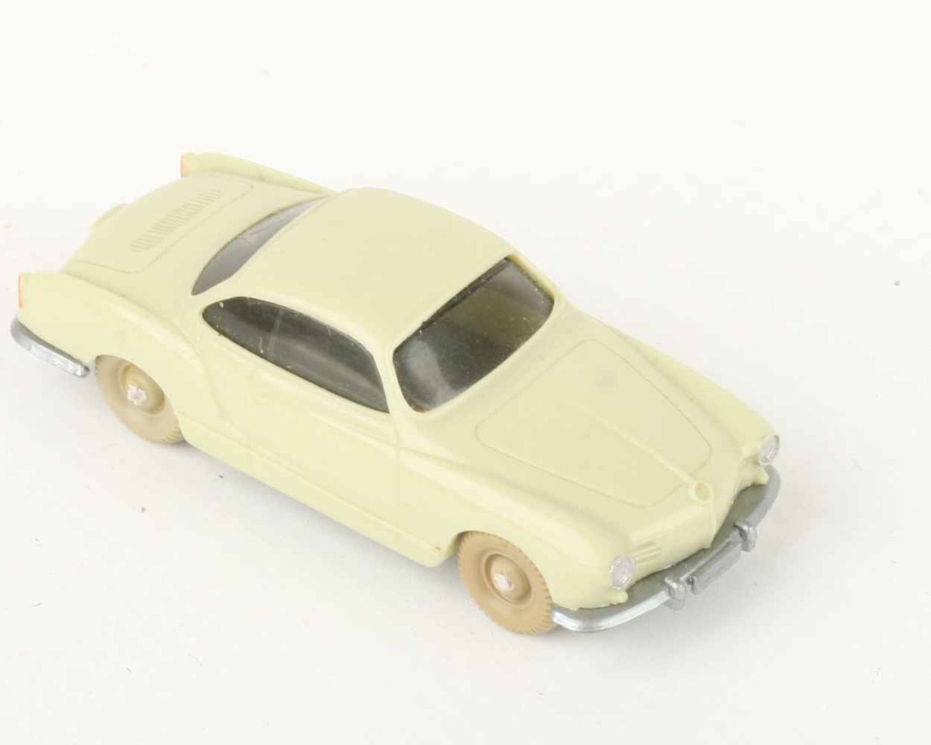 Wiking VW Karmann Ghia h'grünbeige 34/4d, BP Coupé, sehr gut