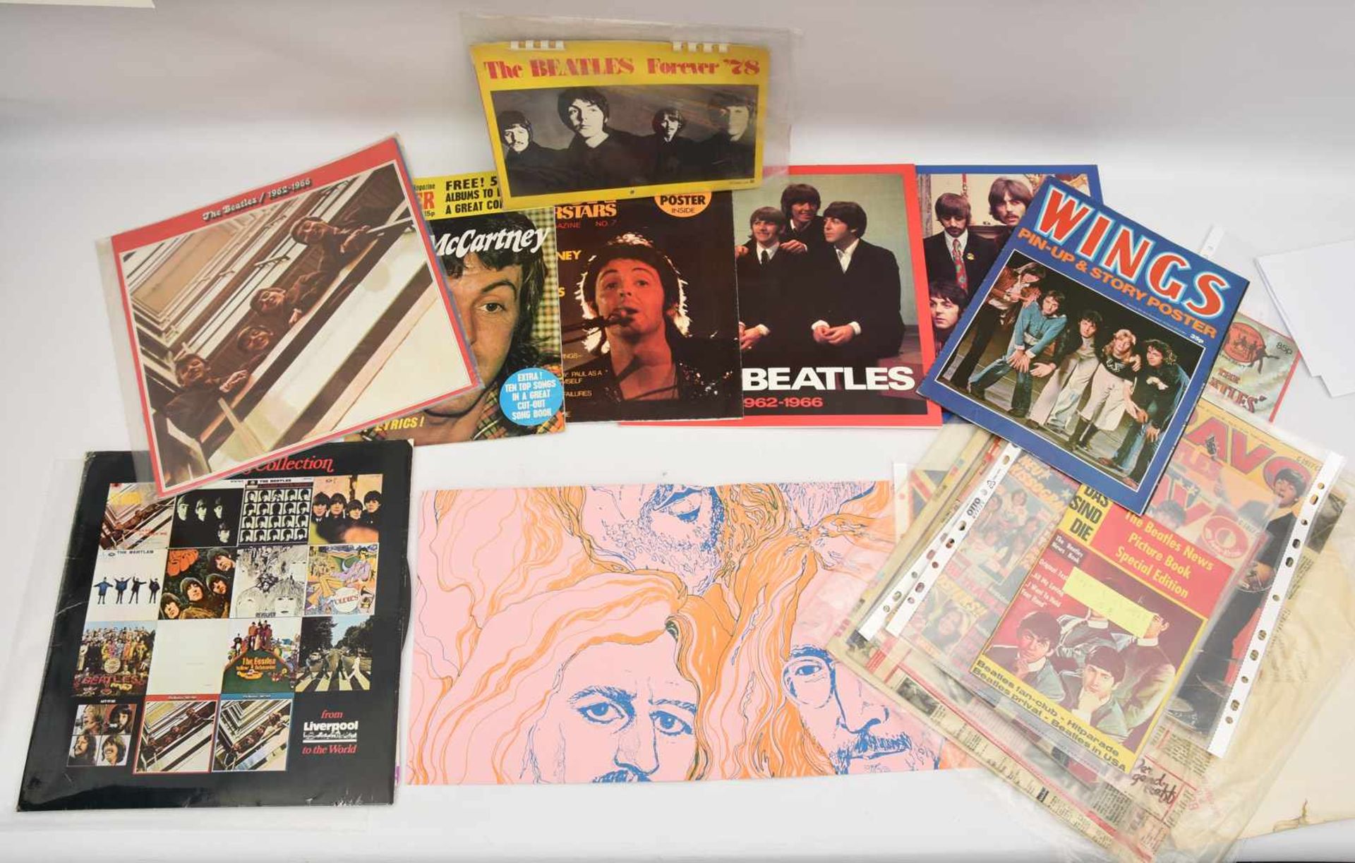 THE BEATLES- BOXSETS/COLLECTIBLES: Fan-Printmedien, Zeitschriften, Sammlerhefte, UK/USA/BRD/Japan, - Bild 4 aus 4