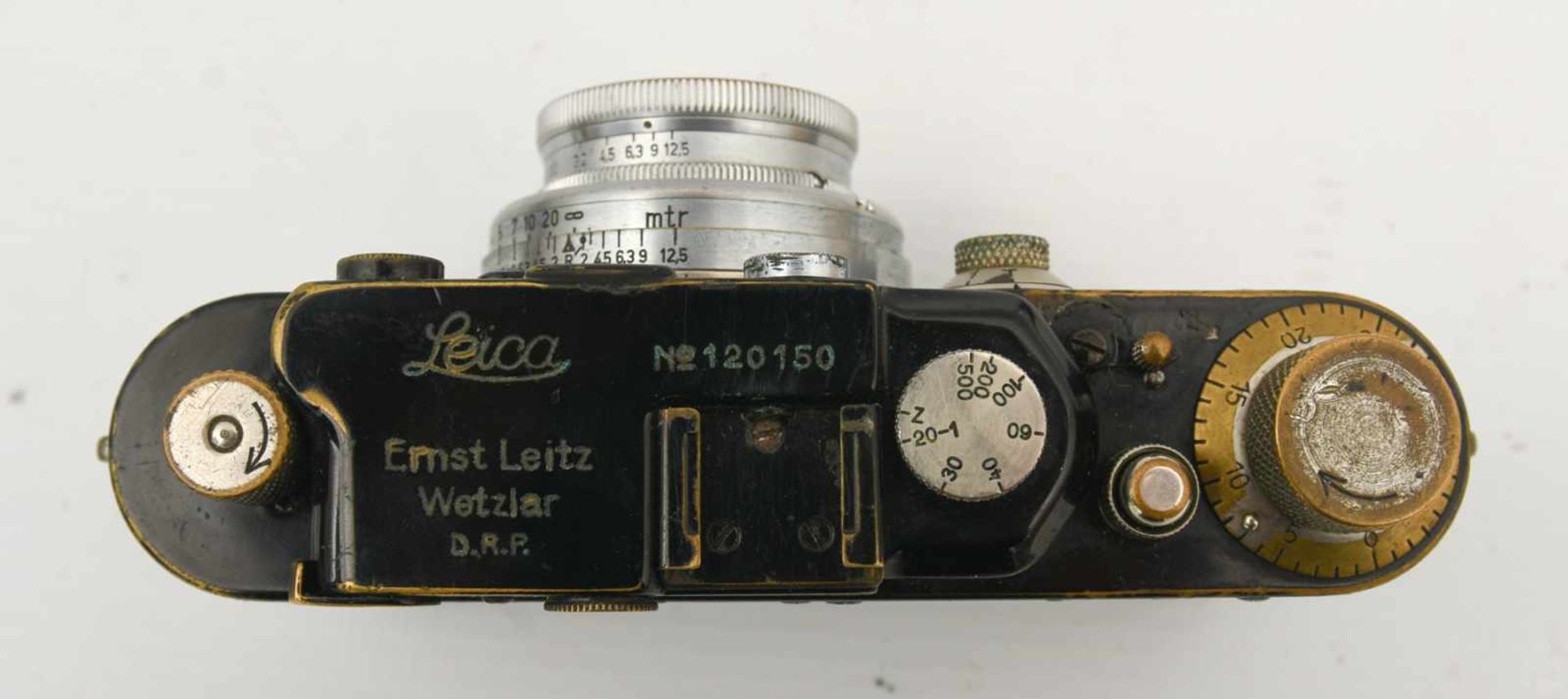 LEICA KAMERA, Deutsches Reich um 1935 Kamera der Firma Leica "Ernst Leitz Wetzlar D.R,.P." Alters- - Bild 5 aus 9