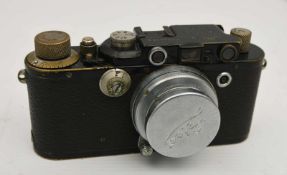 LEICA KAMERA, Deutsches Reich um 1935 Kamera der Firma Leica "Ernst Leitz Wetzlar D.R,.P." Alters-