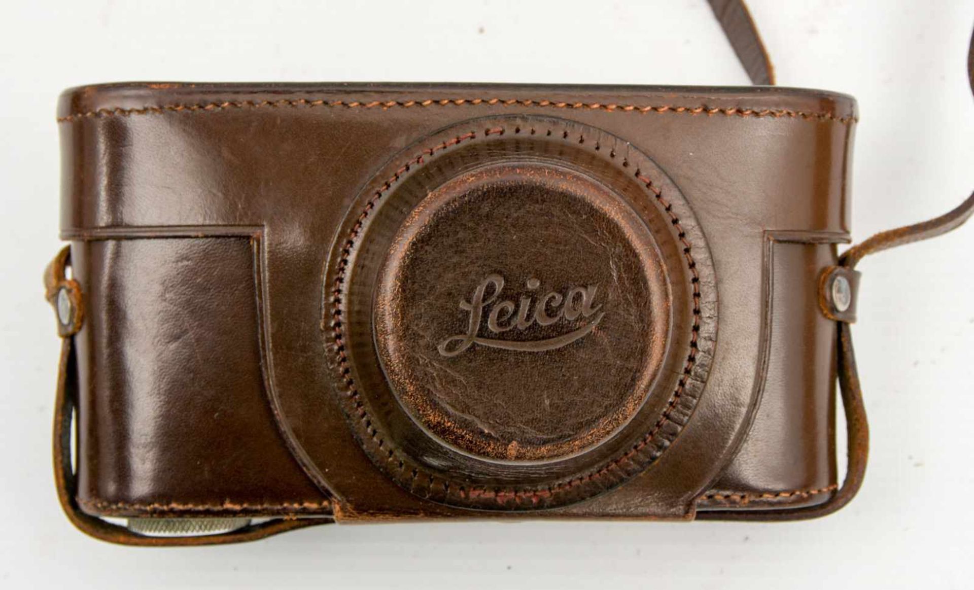 LEICA KAMERA, Deutsches Reich um 1935 Kamera der Firma Leica "Ernst Leitz Wetzlar D.R,.P." Alters- - Bild 8 aus 9