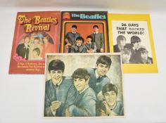 THE BEATLES- BEATLEMANIA: Scrapbook, Revival-Postermagazin, US-Tourbook 1964 (je ca. DIN A3), &