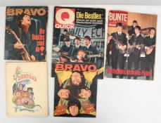 KONVOLUT "BEATLES": Printmedien (Zeitschriften und Songbook), Deutschland 1960er- Jahre Konvolut aus