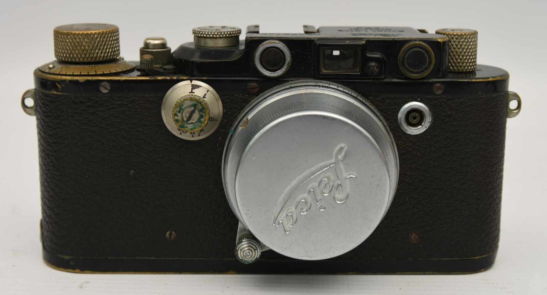 LEICA KAMERA, Deutsches Reich um 1935 Kamera der Firma Leica "Ernst Leitz Wetzlar D.R,.P." Alters- - Bild 2 aus 9