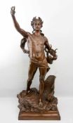 CLÈMENT LÉOPOLD STEINER, "APOLLON", Bronzeguss, signiert und gestempelt, Frankreich um 1890