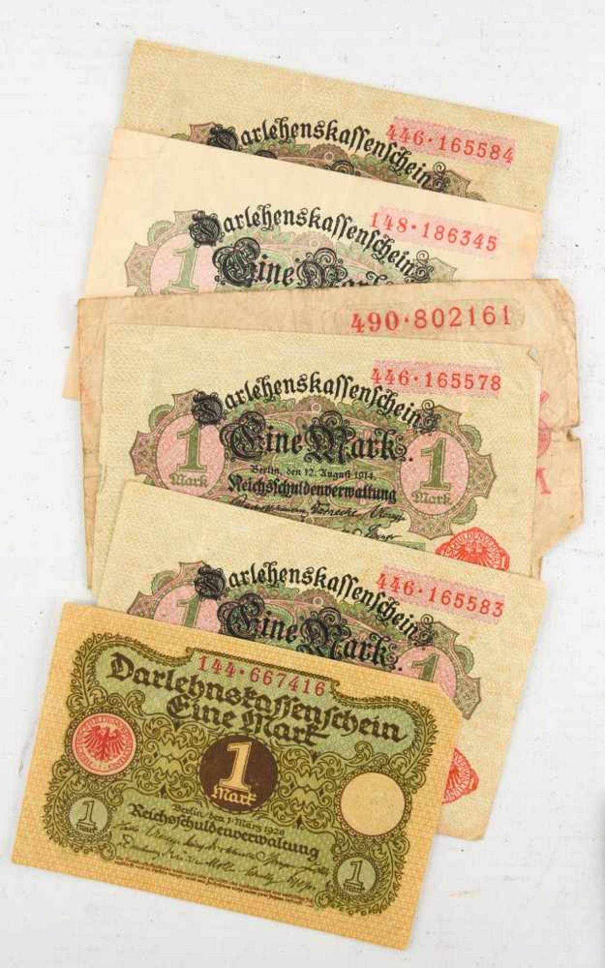 HISTORISCHE GELDSCHEINE/INFLATIONSGELD, Deutsches Reich/Württemberg 1910-1923 Verschiedene - Image 4 of 5