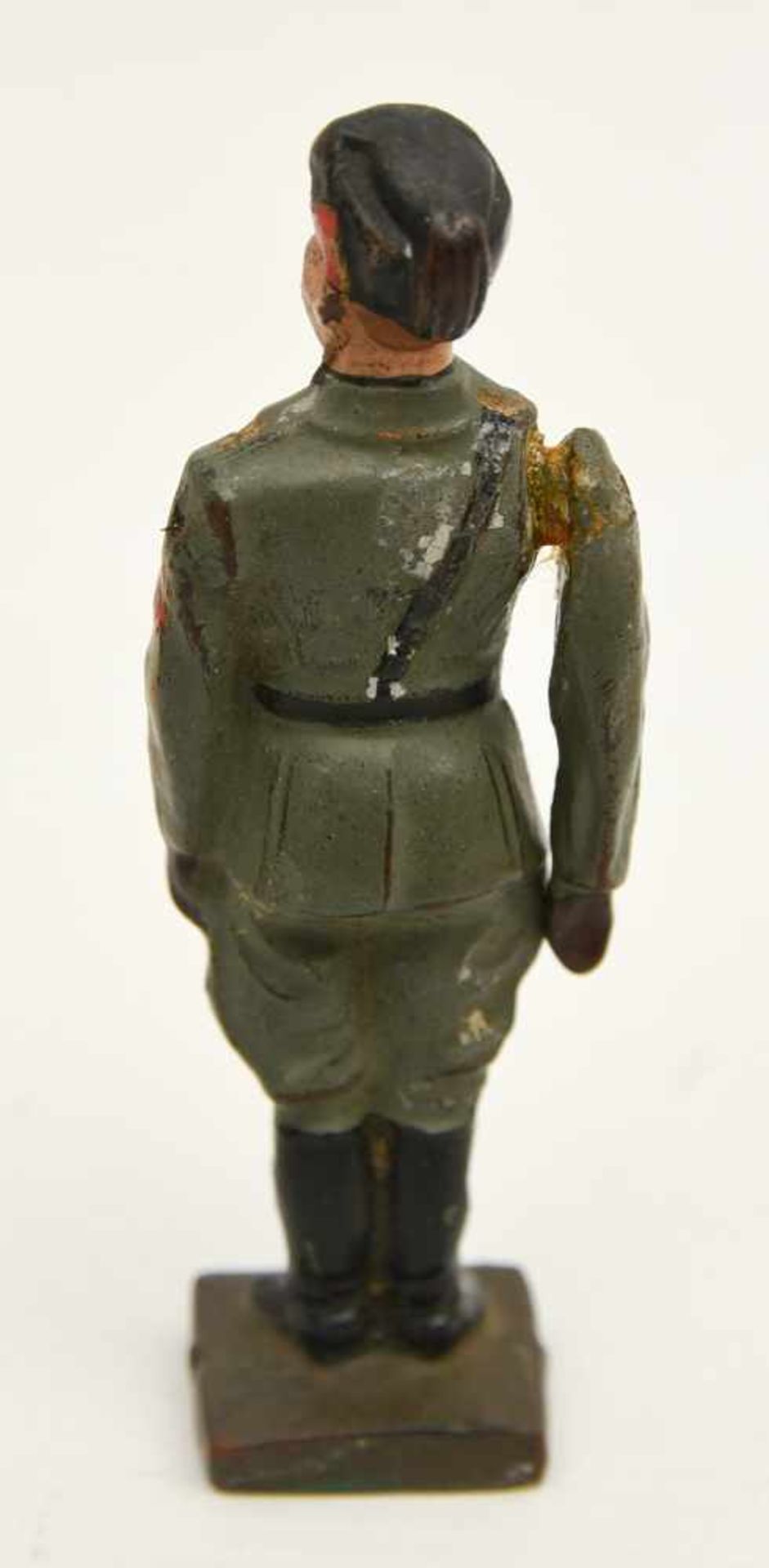 "DER DUCE", Lineol-Figur Benito Mussolini, Drittes Reich um 1936 Handbemalte Figur, unten gestempelt - Bild 2 aus 4