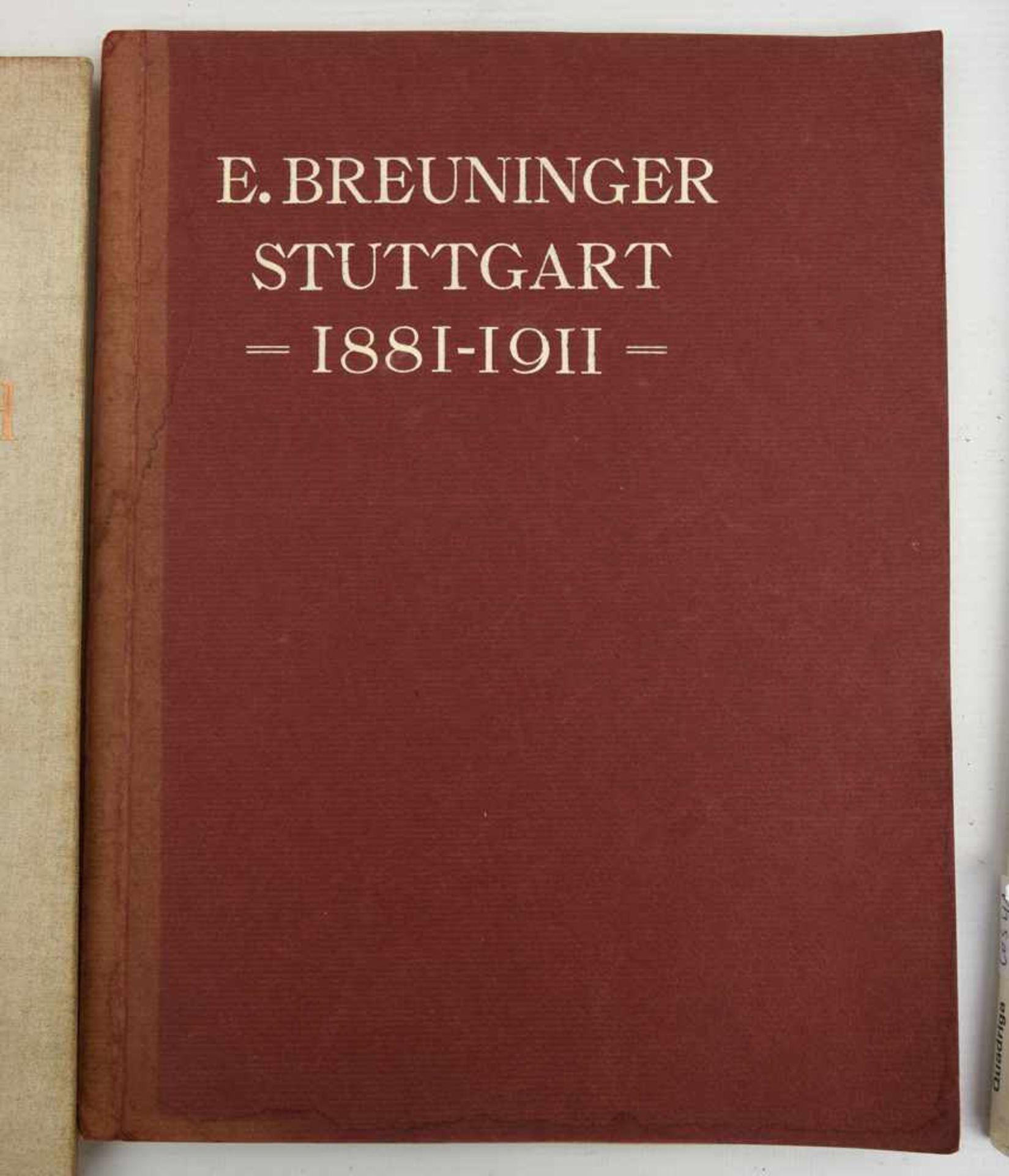 BÜCHER-KONVOLUT "STUTTGART", diverse Sachbücher/Monografien, Deutsches Reich/BRD 1889- 1984 Konvolut - Bild 3 aus 10