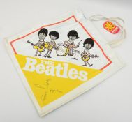 THE BEATLES- MEMORABILIA 3: Tasche, Wako Plastic, Japan 1966 Plastiktasche polychrom bedruckt it