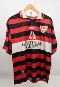 VFB TRIKOT BOBIC Nr. 11, GöttingerGruppe Adidas, Spielertrikot, 1997/98 Schwarz/rot, Größe XL,