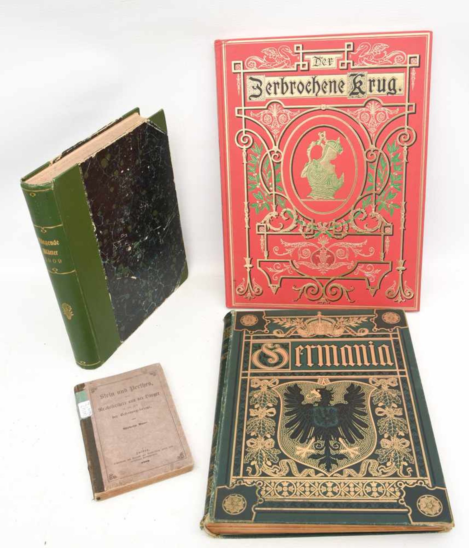 BÜCHER-KONVOLUT "KULTUR", Deutsches Reich 1862-/1978 Konvolut aus: "Stein und Perthes, der