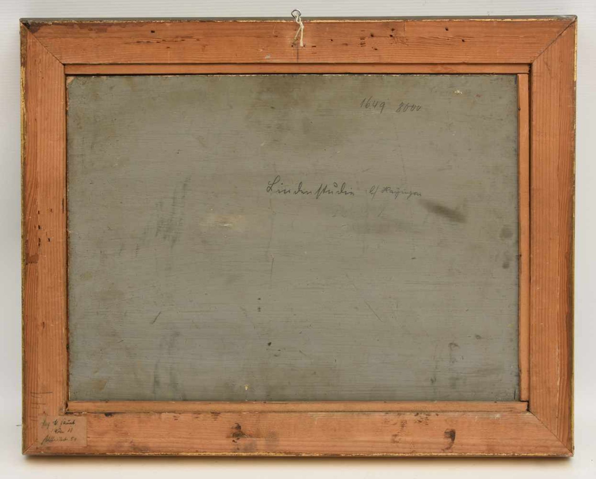 WERNER MRUNZ: "Lindenstudie", Öl auf Holzplatte, gerahmt und signiert, 20. Jahrhundert Rechts - Image 3 of 3