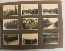 FOTOGRAFIEN- SAMMLUNG "SOLDATEN IM DRITTEN REICH", Original- SW- Fotografien ab 1934 mit Bildern von