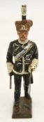"AUGUST VON MACKENSEN", bemalte Lineol-Figur, Drittes Reich um 1936 Lineol-Figur des preussischen