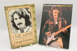 THE BEATLES- BOOKS 4: GEORGE HARRISON LITERATURE; "I. Me.Mine," & "Yesterday and Today" USA/UK