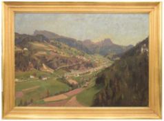 WILHELM RUPPRECHT, "Sankt Cristina", Öl auf Platte, gerahmt und signiert Wilhelm Rupprecht (1881-