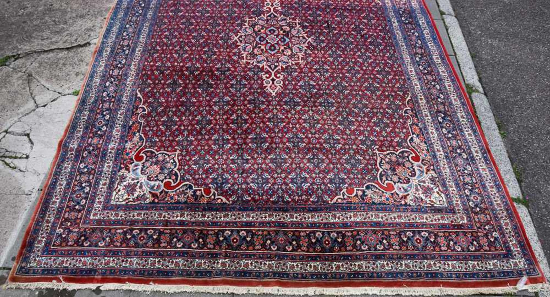 TEPPICH 15, Baumwolle, Iran, 20. Jahrhundert 400 x 275 cm Guter Erhaltungszustand. - Bild 7 aus 8