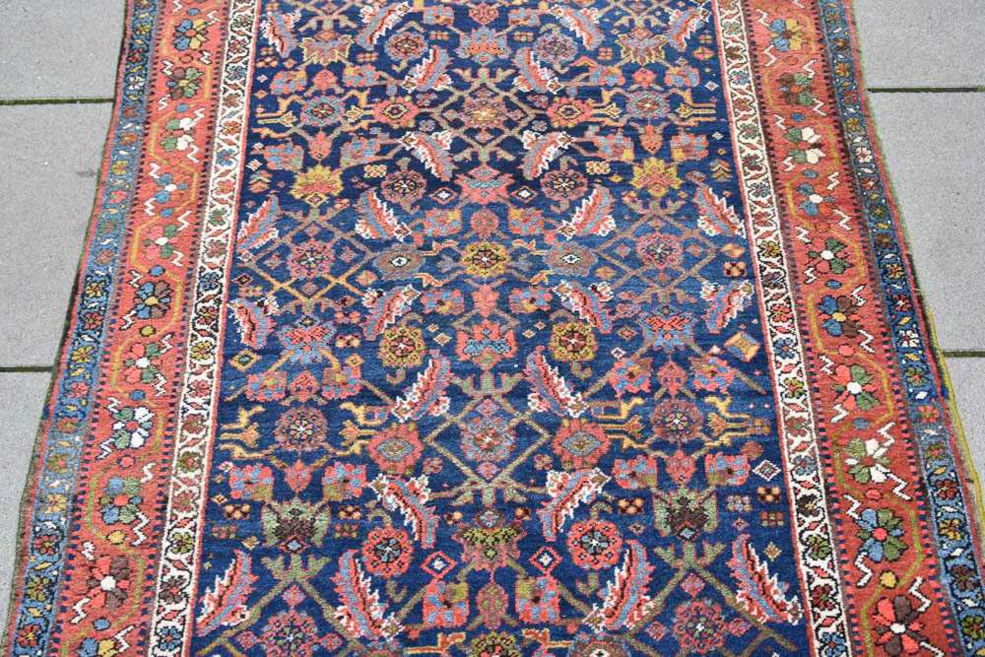 TEPPICH 14, Bijar, Wolle auf Wolle, Iran, 20. Jahrhundert 595 x 136 cm - Bild 7 aus 13