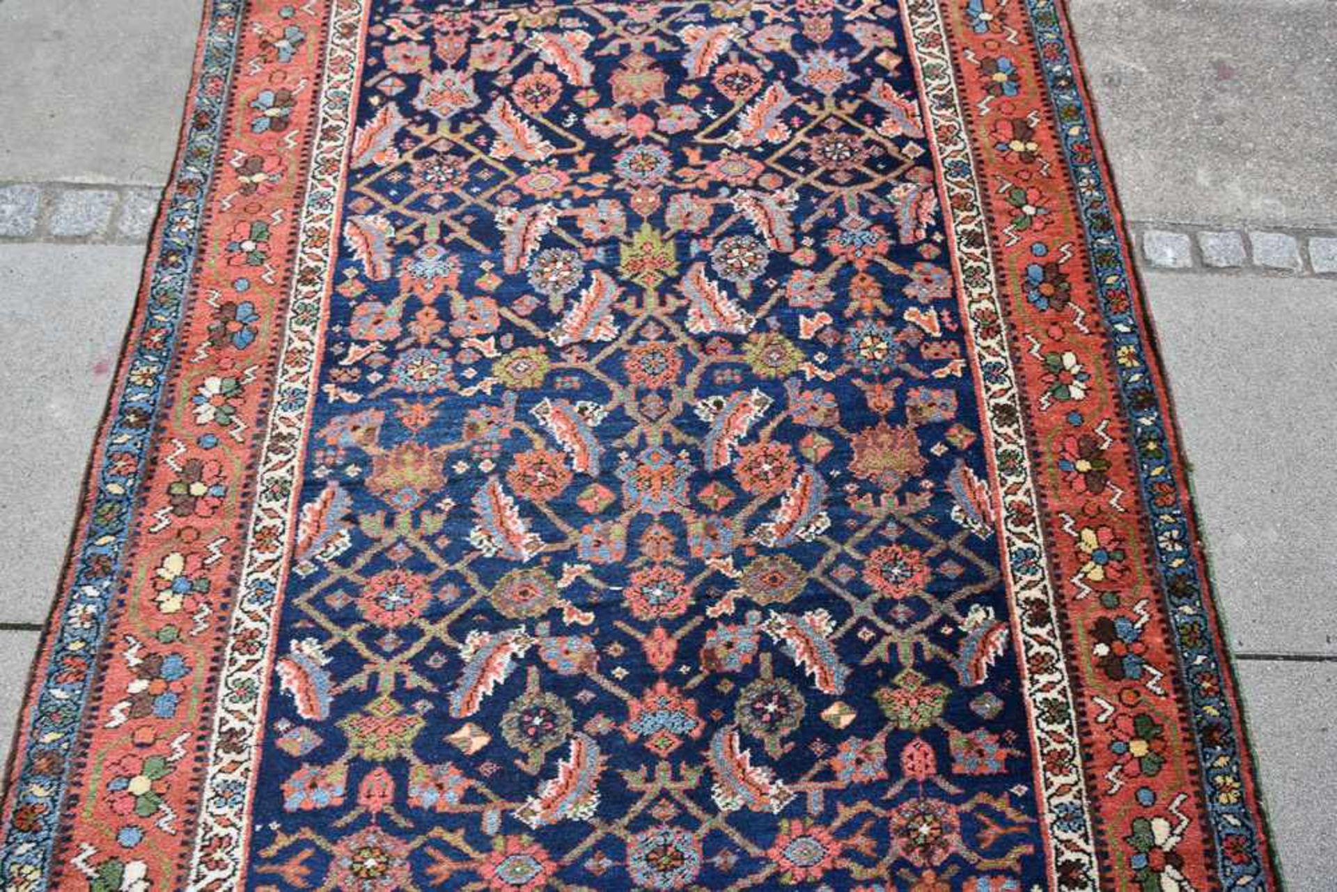 TEPPICH 14, Bijar, Wolle auf Wolle, Iran, 20. Jahrhundert 595 x 136 cm - Bild 12 aus 13