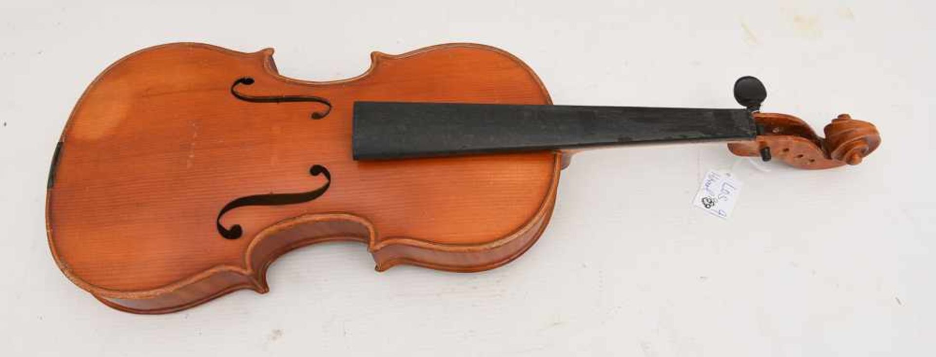 3/4 VIOLINE 2, Deutsche Schule, Deutschland 1950-1970 Länge Korpus: 33,5 cm. Ohne Saiten. - Bild 2 aus 5