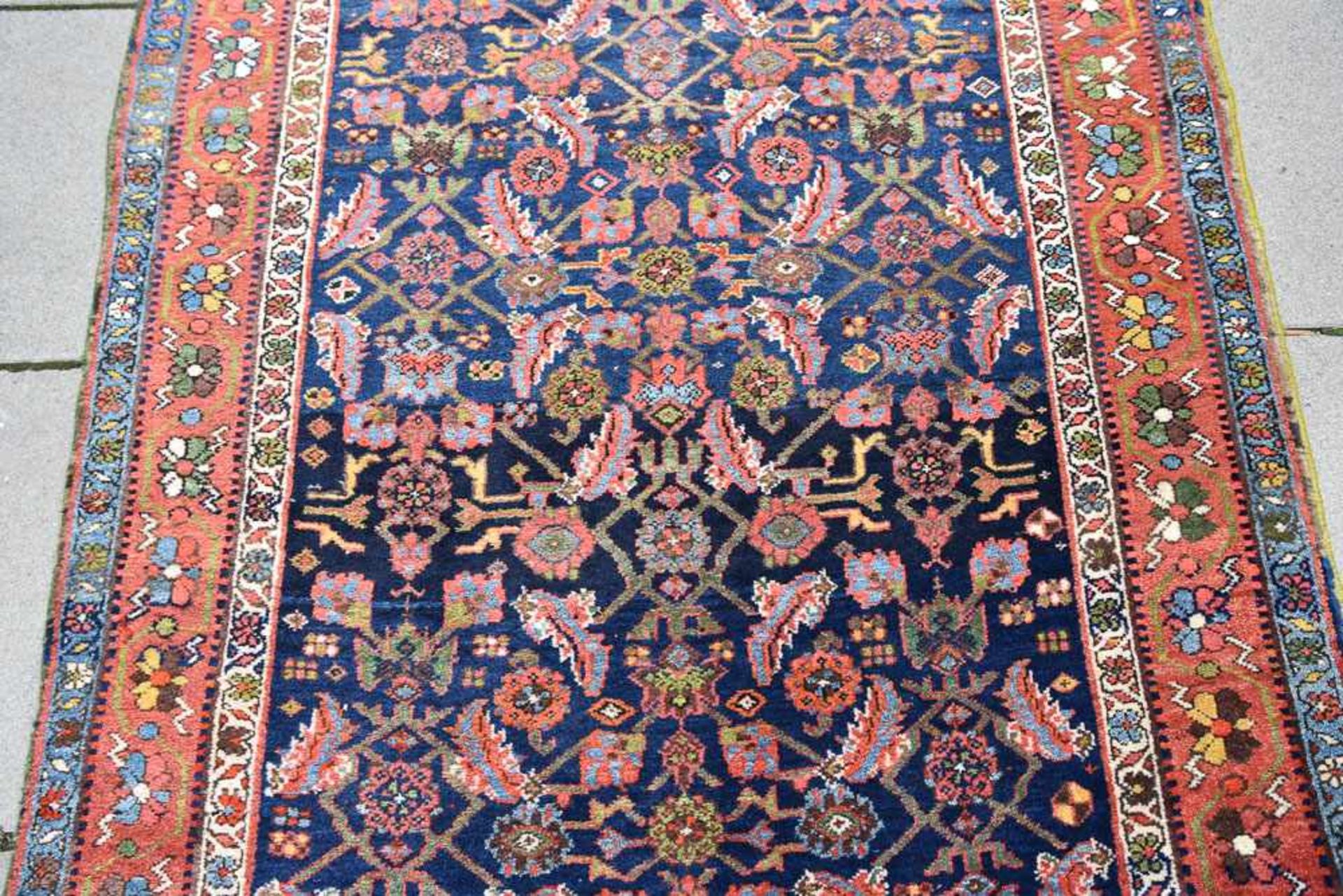 TEPPICH 14, Bijar, Wolle auf Wolle, Iran, 20. Jahrhundert 595 x 136 cm - Bild 6 aus 13