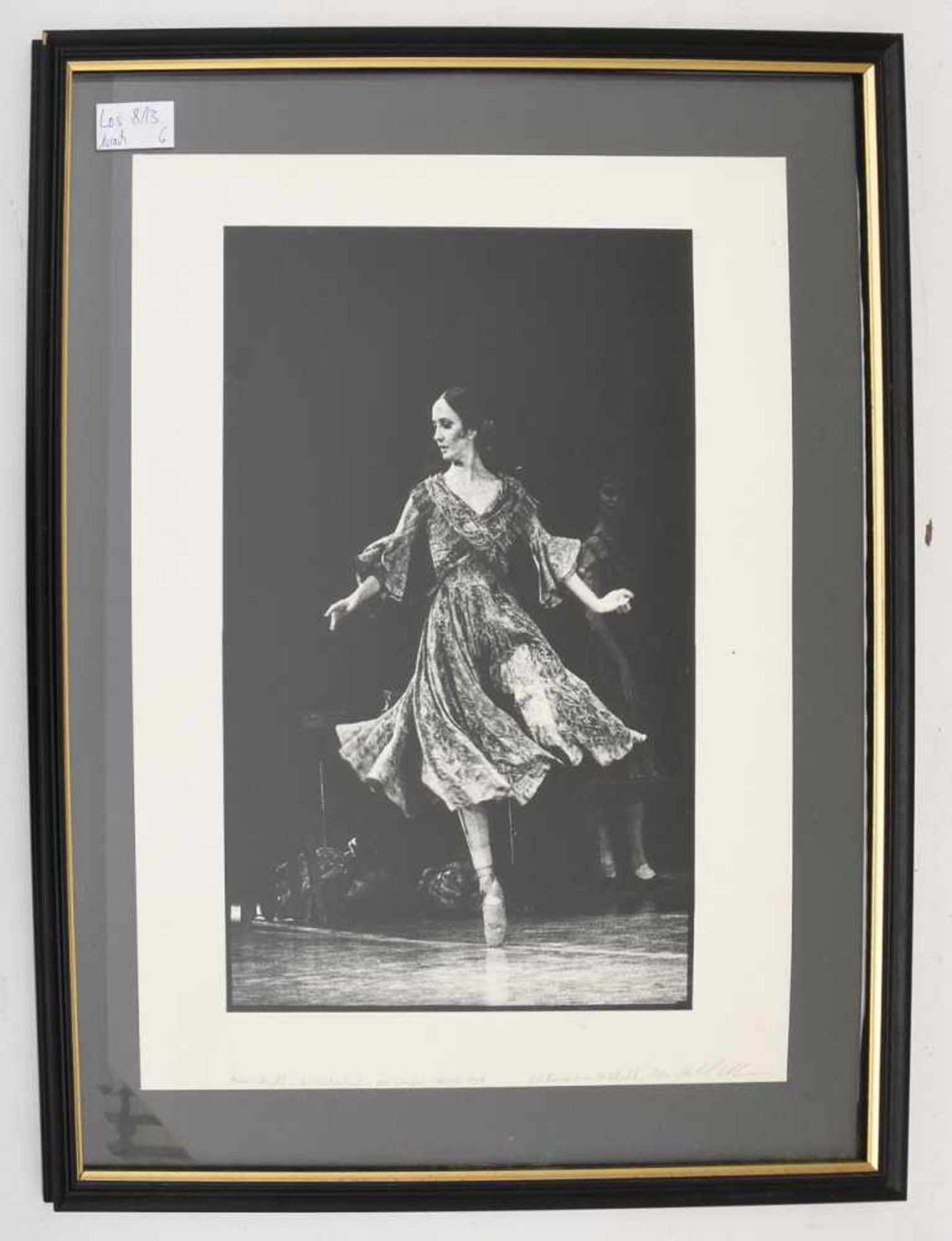 "MARCIA HAYDÉE: CARMEN 1988", Fotodruck auf Papppapier, hinter Glas gerahmt, mit Widmung und - Bild 2 aus 5
