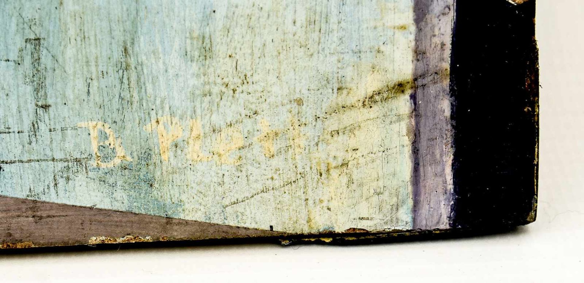 UNBEKANNTER MALER: "George Harrison First Part", Acryl auf Holzfaserplatte, datiert Ein Gemälde - Bild 4 aus 4