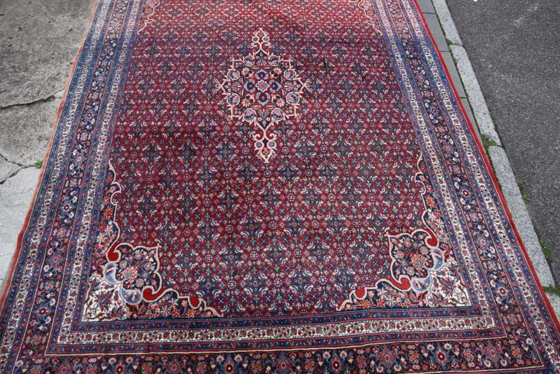 TEPPICH 15, Baumwolle, Iran, 20. Jahrhundert 400 x 275 cm Guter Erhaltungszustand. - Image 8 of 8