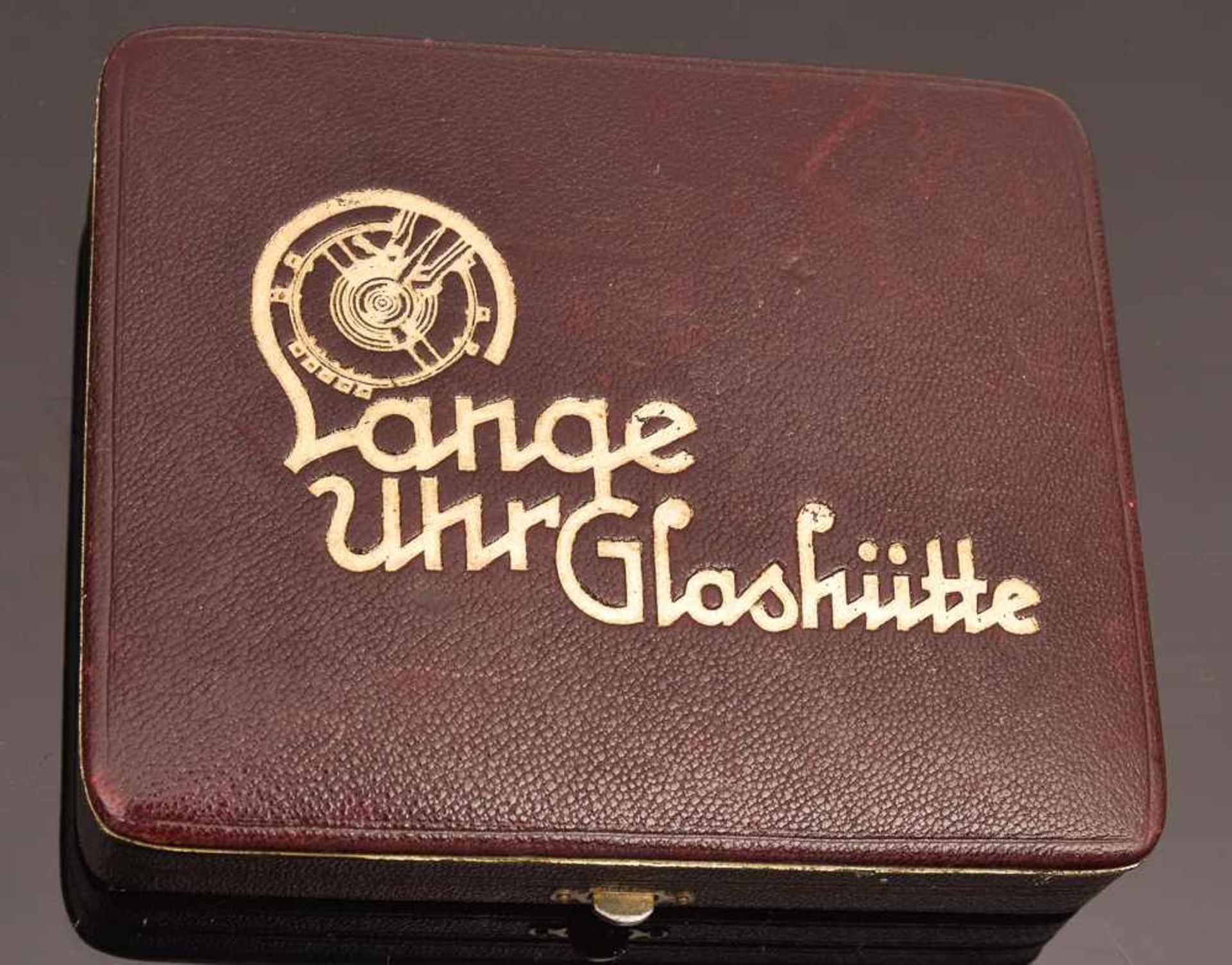 LANGE & SÖHNE: TASCHENUHR "OLIW", 585er GG, gestempelt, in Originalbox, 1938 Handaufzug (15 Steine), - Image 13 of 15