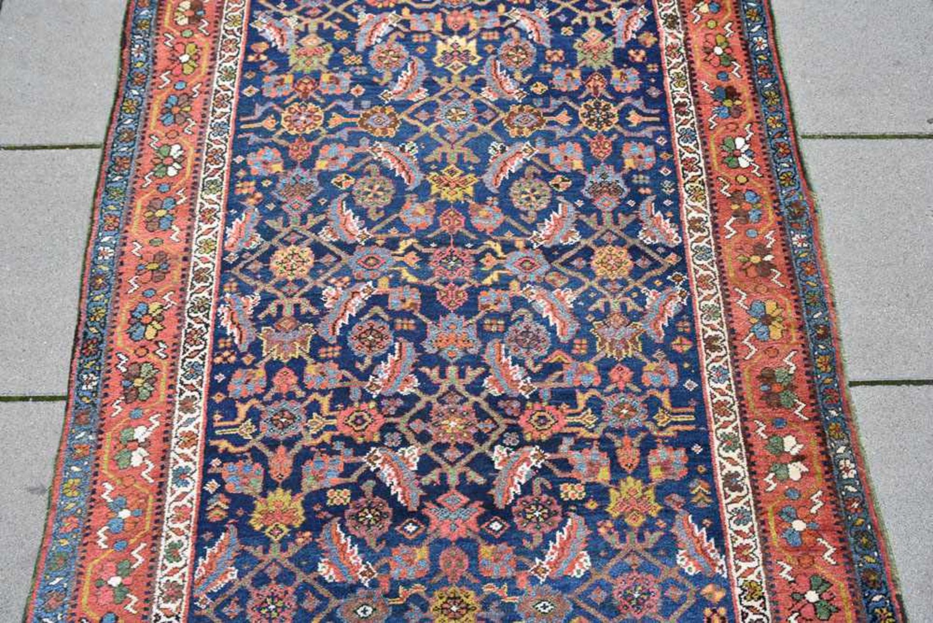 TEPPICH 14, Bijar, Wolle auf Wolle, Iran, 20. Jahrhundert 595 x 136 cm - Bild 8 aus 13