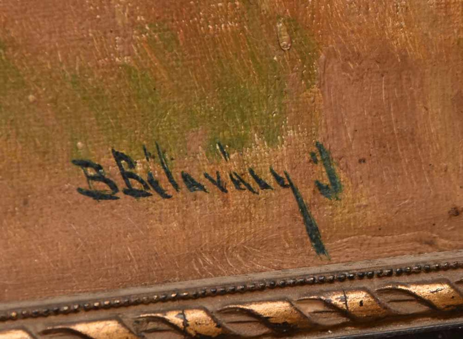 BÉLA BELAVARY:"SCHNITTERINNEN", Öl auf Leinwand, gerahmt und signiert, Ungarn um 1920 Rechts unten - Bild 3 aus 4