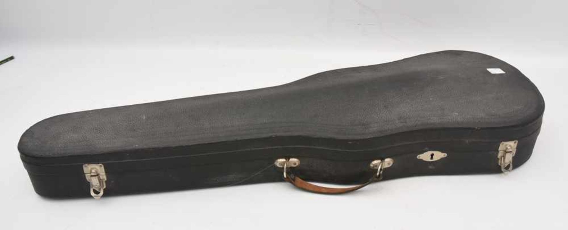 GEIGE 1, Holz/Rosshaar, Deutschland 1. Hälfte 20. Jahrhundert Geige im Kasten mit Bogen. Beschädigt. - Bild 8 aus 8